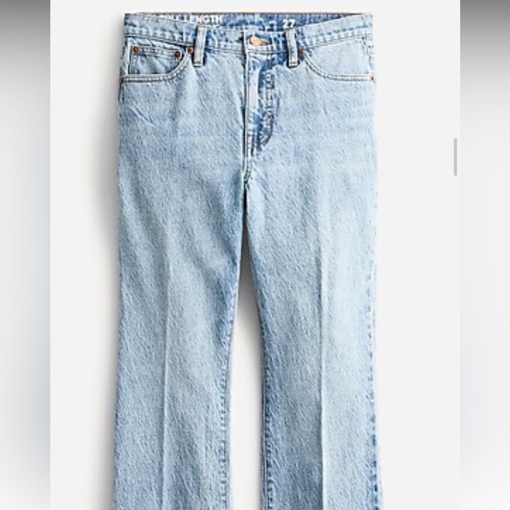 JCREW Tall full length demi boot-cut jean
